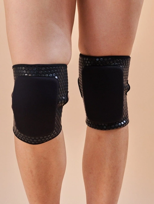 Velcro Sticky Grip Knee Pads BLACK – LUNALAE